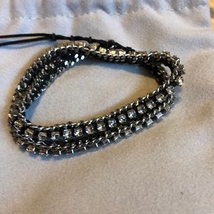 Swarovski crystal wrap bracelet